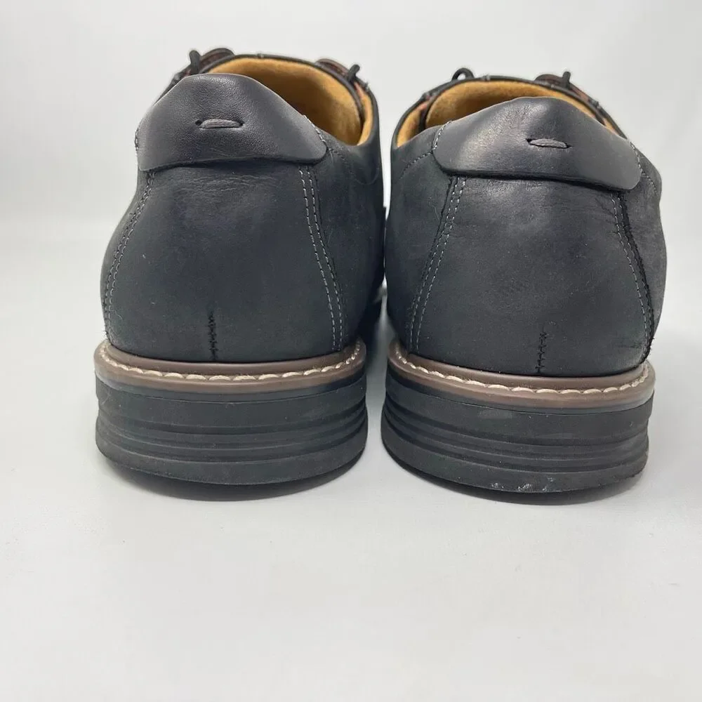 Florsheim Norwalk Plain Toe Oxford Black Leather Loafers Dress Shoes Men’s 13